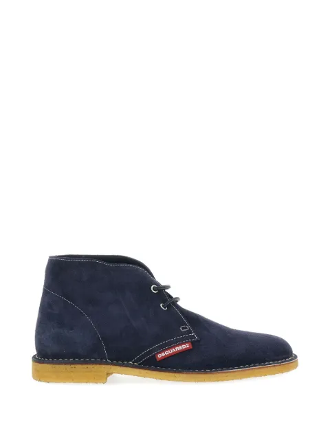 DSQUARED2 Neoclassic lace-up boots Blue LUM011501503520
