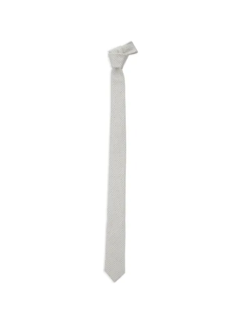 Emporio Armani polka dot tie White EM001343TE19698F0028