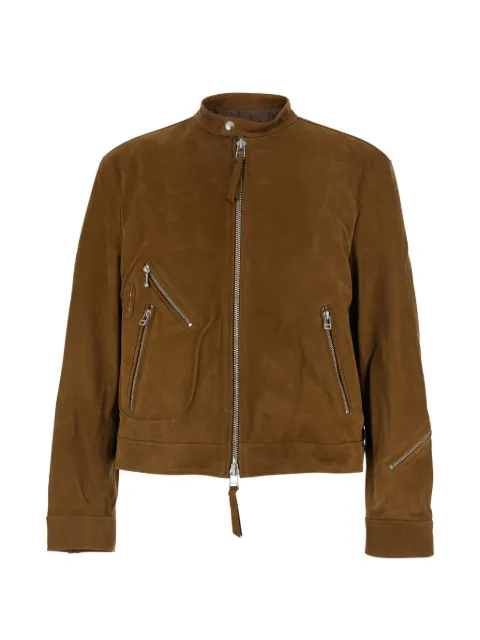 COOR suede jacket Brown CXG2LE07CMB