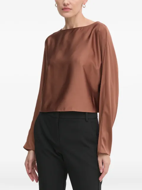 Joseph Ribkoff long sleeve blouse Brown 244110