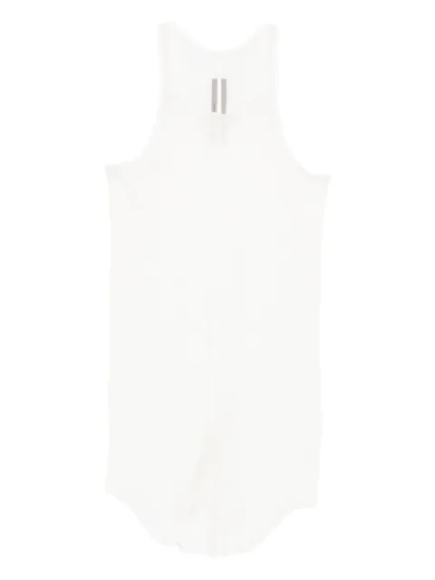 Rick Owens Basic Rib tank top White RU01F2150MR