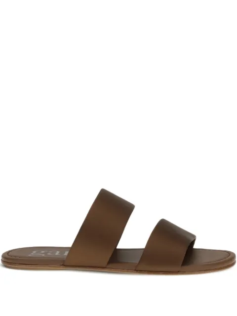 Pedro Garcia Pilia double-strap sandals Brown PILIA01