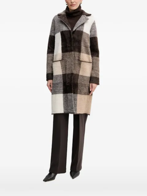 Joseph Ribkoff checkered pocket coat Brown 254975