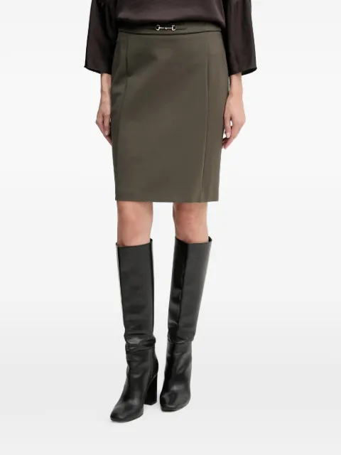 Joseph Ribkoff metal-detail skirt Green 253035