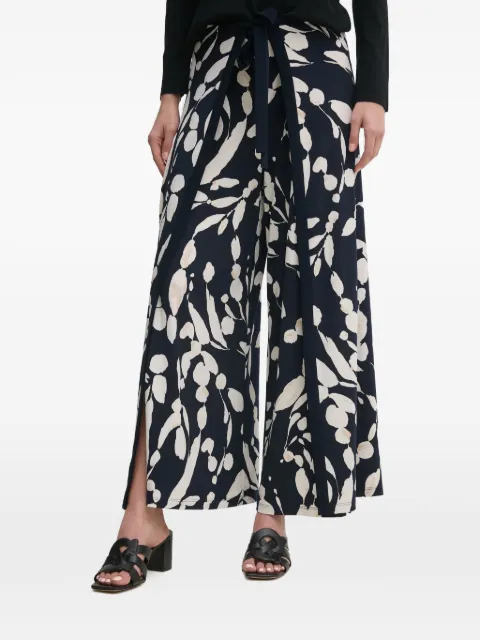 Joseph Ribkoff floral print tie trousers Blue 251252