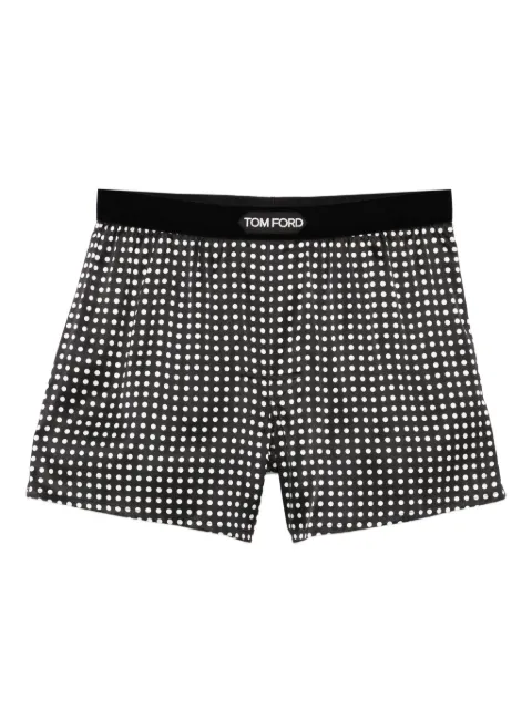 TOM FORD polka-dot boxer briefs Black T4LE42130