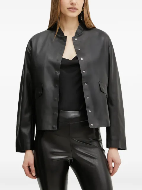 FRACOMINA buttoned cropped jacket Black FS25SJ2007P41101