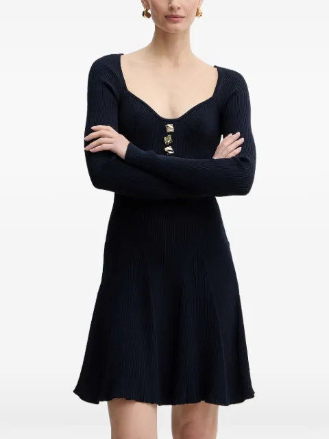 FRACOMINA sweetheart-neck mini dress Blue FS25WD5004K41601