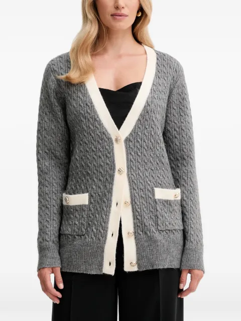 FRACOMINA V-neck button cardigan Grey FR25WT8020K55401