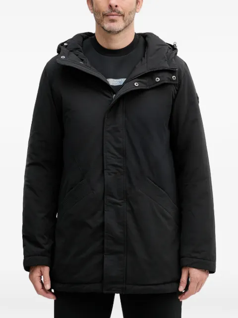 Colmar hooded logo-patch jacket Black 11374ZN
