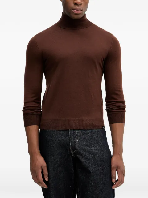 Colmar turtleneck long-sleeve sweater Brown 44854ZS