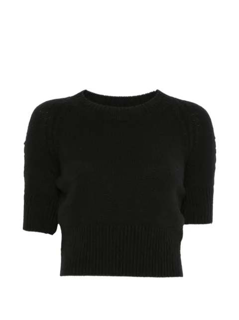 Ermanno Scervino short-sleeve top Black D475L709BHZ