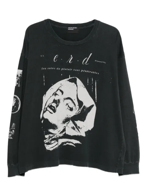 Enfants Riches Déprimés graphic long-sleeve T-shirt Black 010887