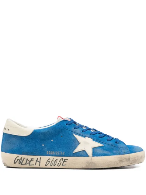 Golden Goose star graphic trainers Blue GMF00101F008116