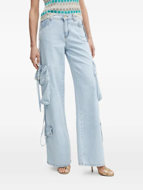 FRACOMINA flap pocket denim trousers Blue FS25SVC004D40093