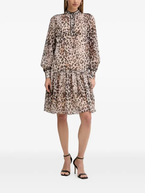 FRACOMINA animal-print mini dress Neutrals FJ25WD1004W41201