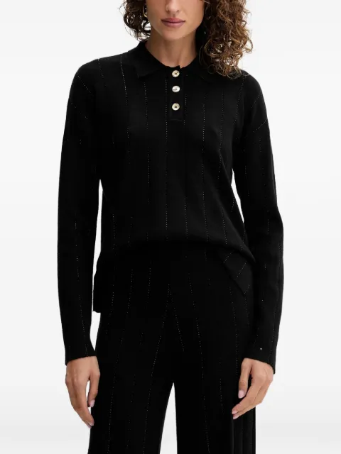 FRACOMINA button-up striped knitwear Black FS25WT7019K50401