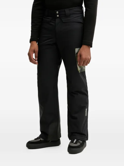 Colmar patch-pocket slit ski pants Black 0732X1VC