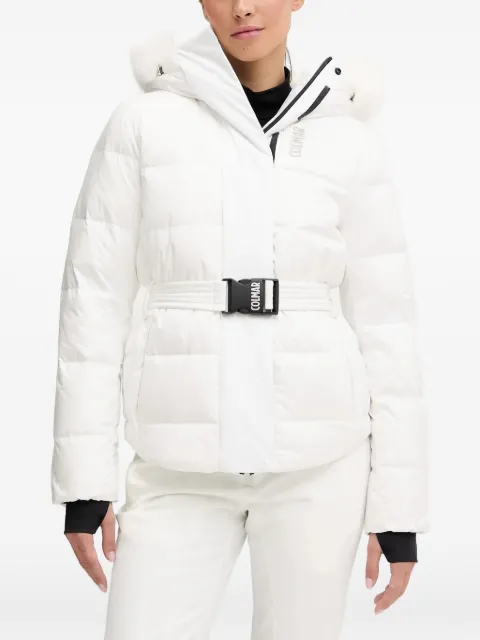 Colmar hooded belted ski jacket White 2819E8YS