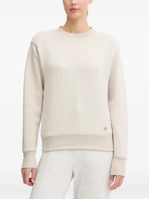 Colmar textured crew-neck sweatshirt Neutrals 9265R9ZX