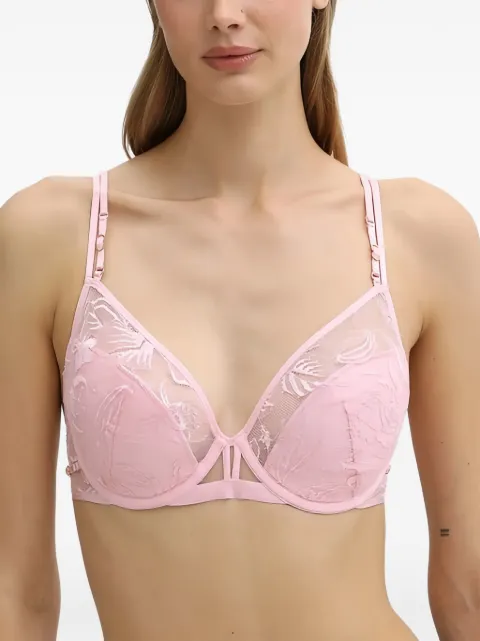 Chantelle Spirits floral-lace underwired bra Pink C01SNC