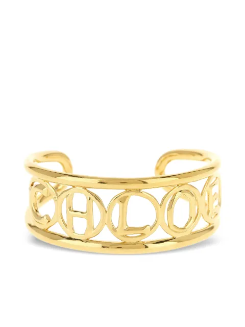 Chloé Script gold-tone bangle Gold CH26SJB12CB7