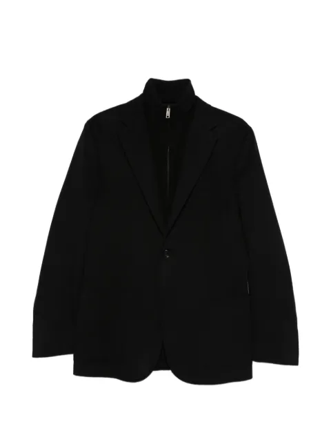 Zegna zip cotton jacket Black UGC46A2DYR