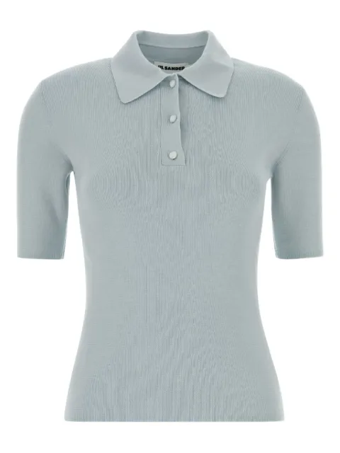 Jil Sander short-sleeve polo shirt Blue J02GL0115J14830
