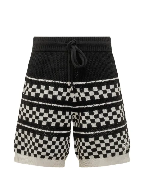 AMIRI checkered mesh shorts Black AMBMSO1057