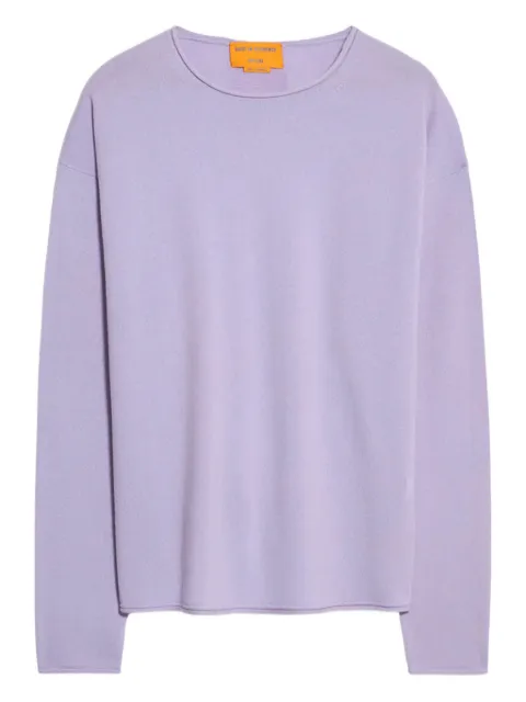 Guest In Residence oversized crew-neck sweatshirt Purple U10110JLDUSK