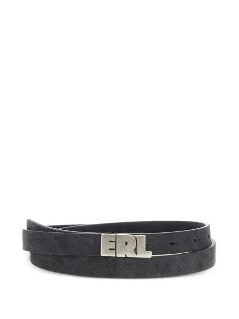 ERL logo-plaque belt Black ERL12K0533