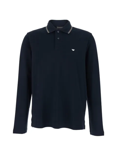 Emporio Armani long-sleeve polo shirt Blue EM004608AF23090