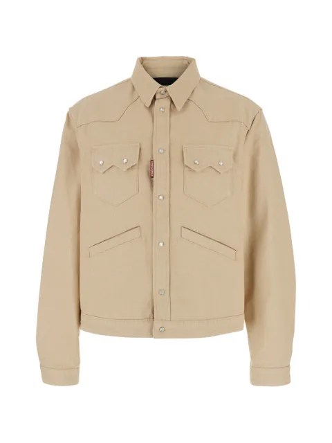 DSQUARED2 chest-pocket jacket Neutrals S74DM1021D30026