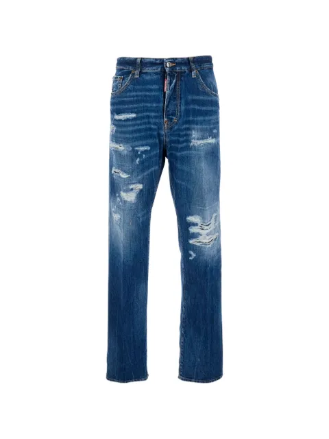 DSQUARED2 medium Ripped wash 642 jeans Blue S74LB1838D30011