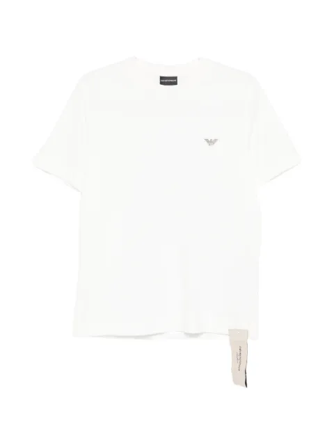 Emporio Armani logo-embroidery T-shirt White EM005396AF13715