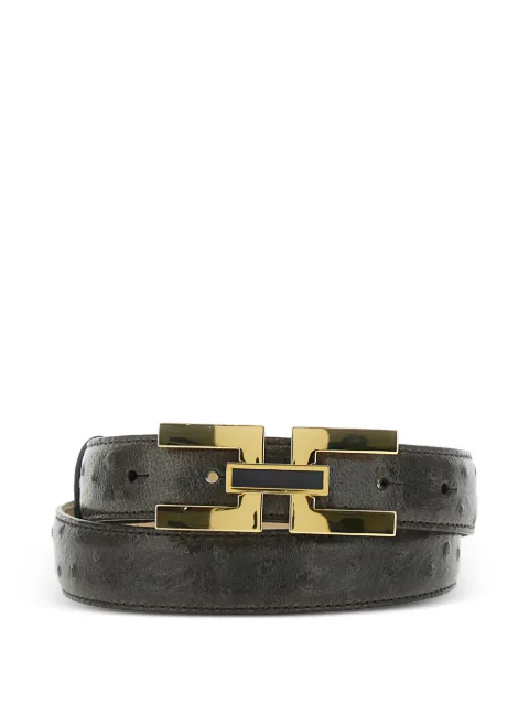Elisabetta Franchi buckle leather belt Brown CT25S62E2EV9