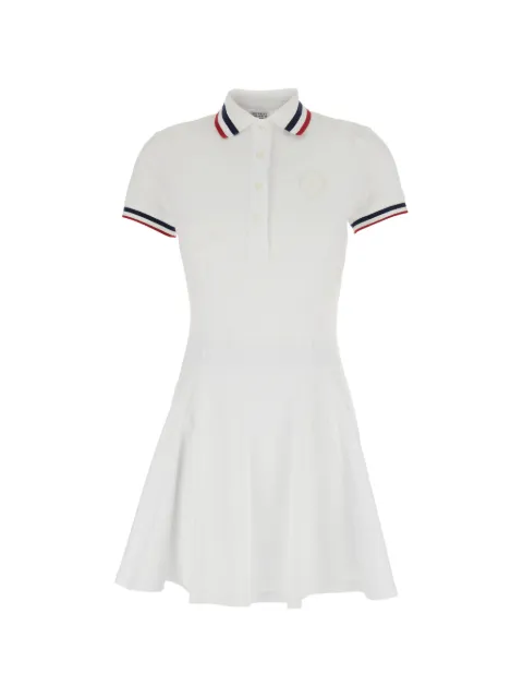 Brunello Cucinelli striped-trim A-line mini dress White ML944A5469C159