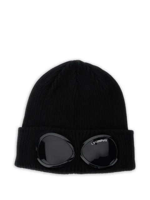 C.P. Company cotton Goggle beanie Black RSCMAC747A000727A999