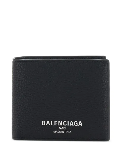 Balenciaga grained bifold wallet Black 8066422ABV0