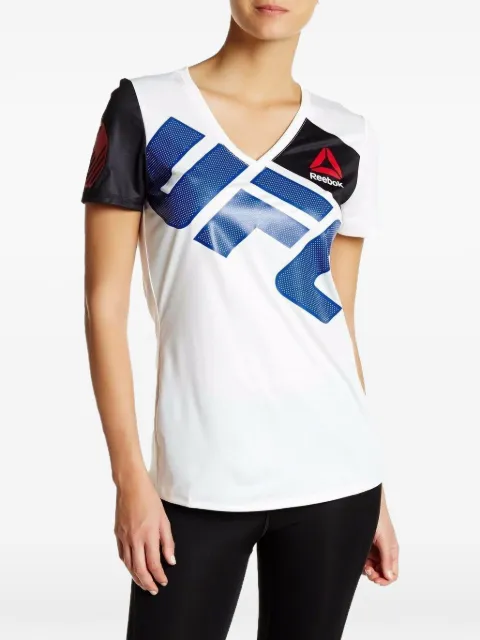 Reebok V-neck short-sleeve T-shirt White AI0662