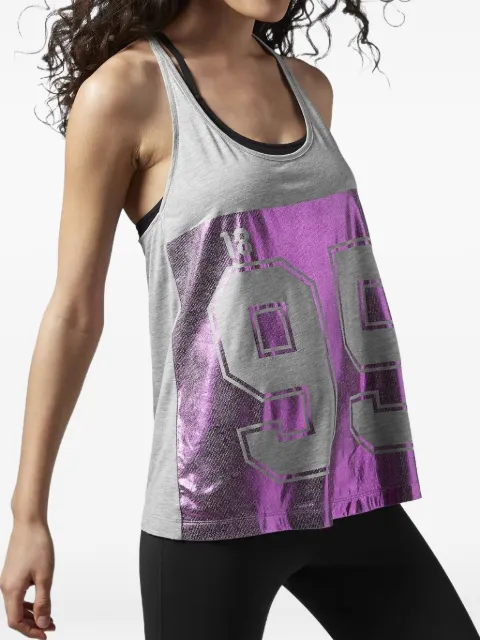 Reebok heather metallic tank top Grey AB1939