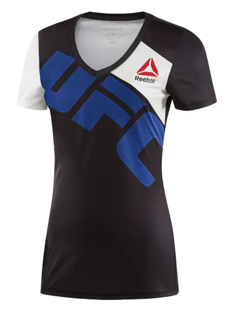 Reebok V-neck fighter kit T-shirt Black AI0661