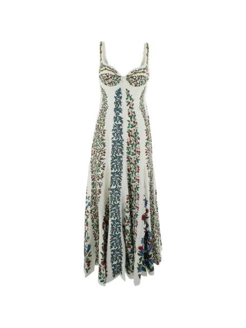FARM Rio fruit-print sleeveless dress White 35356126048