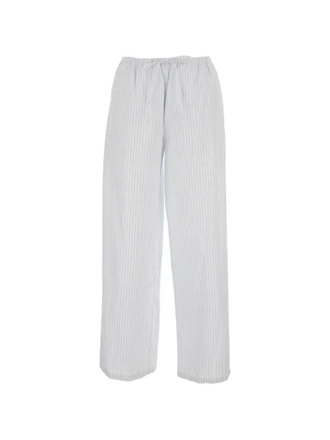 DUNST striped drawstring trousers White UDPA6B222WTWHITESTRIPE