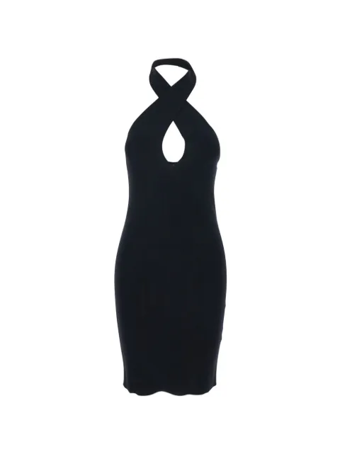 Federica Tosi mini ribbed knit dress Black 4230445129