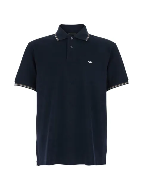Emporio Armani logo polo shirt Blue EM004607AF23090