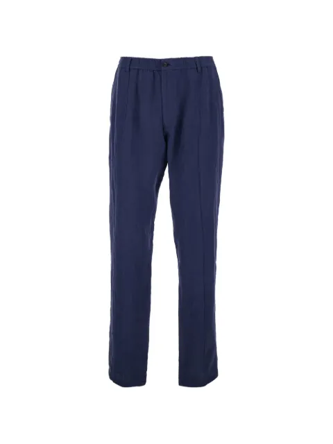 Emporio Armani elasticated-waistband trousers Blue EM004672TE10410