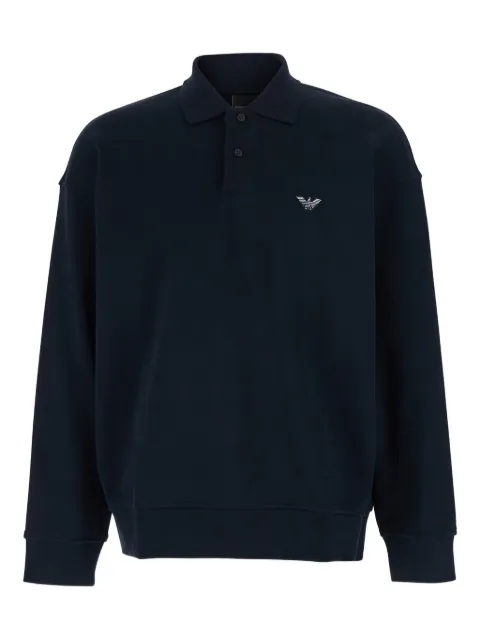 Emporio Armani logo-embroidery polo shirt Blue EM005208AF13713