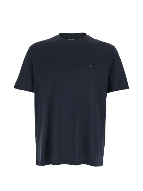 Emporio Armani logo-embroidered T-shirt Blue EM005491AF24839