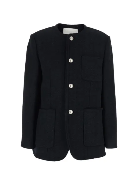 DUNST front-pocket jacket Black UDJA6A109BK